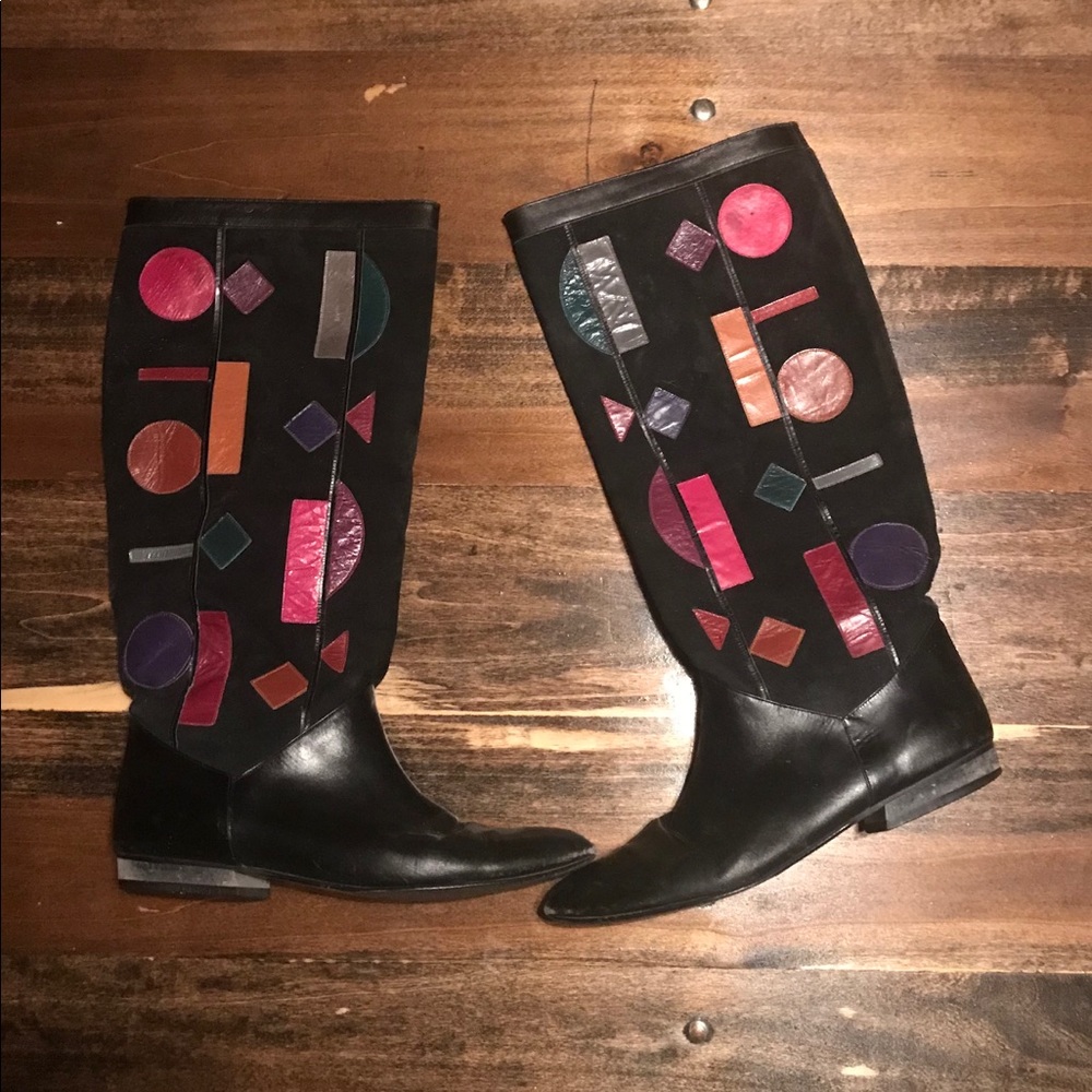 Black  Neolite Designer Boots